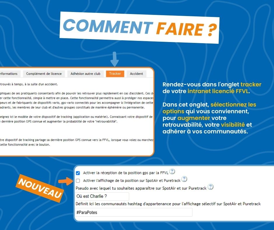 Retrouvabilité FFVL