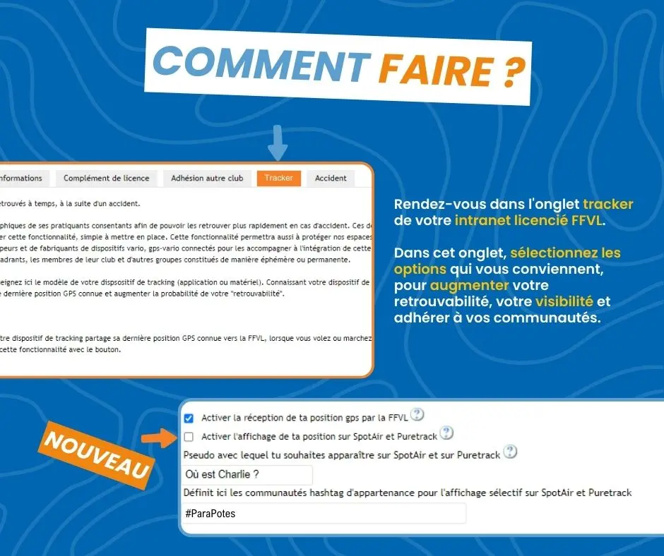 Retrouvabilité FFVL