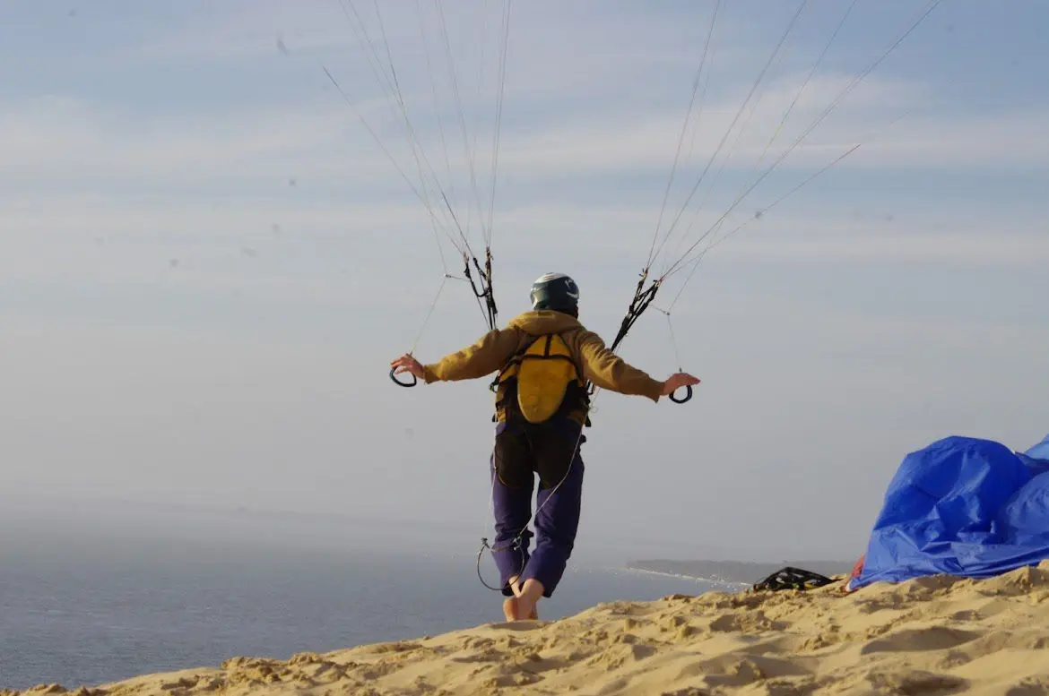 gonflage en parapente